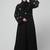 sleeves hand embrodery front open dubai style abaya with embroidered nida hijab
