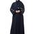 sleeves hand embrodery front open dubai style abaya with embroidered nida hijab