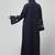 sleeves hand embrodery front open dubai style abaya with embroidered nida hijab