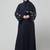 sleeves hand embrodery front open dubai style abaya with embroidered nida hijab