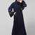 sleeves hand embrodery front open dubai style abaya with embroidered nida hijab