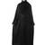 hand embroidered both side at front, sleeves and hijab front open abaya with hijab