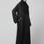 hand embroidered both side at front, sleeves and hijab front open abaya with hijab
