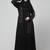 hand emroidred at sleeves front and hijab a line party abaya