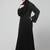 sleeves and hijab golden hand embroidred a line abaya