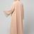 sleeves and hijab hand pearl hand embroidard inner and jacket with hijab party abaya