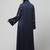 sleeves and hijab thread embrodery front open abaya