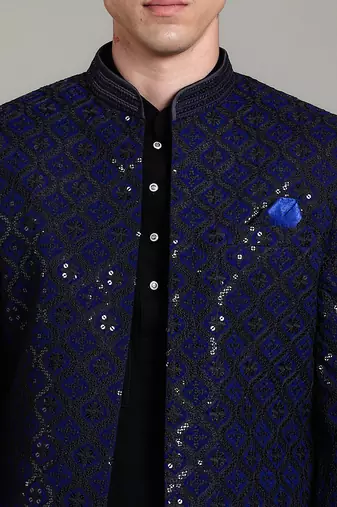 Arruga stylish men's indo-western jacket kurta set