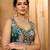 Green- Tissue Fabric Sequins embroidery Semi-Stitched Lehenga & Unstitched Blouse With Dupatta