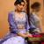 Lavender- Tissue Fabric Sequins embroidery Semi-Stitched Lehenga & Unstitched Blouse With Dupatta