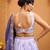 Lavender- Tissue Fabric Sequins embroidery Semi-Stitched Lehenga & Unstitched Blouse With Dupatta