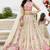 Cream- Tissue Fabric Sequins embroidery Semi-Stitched Lehenga & Unstitched Blouse With Dupatta