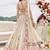 Cream- Tissue Fabric Sequins embroidery Semi-Stitched Lehenga & Unstitched Blouse With Dupatta