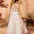 Cream- Net Fabric Sequins embroidery Semi-Stitched Lehenga & Unstitched Blouse With Dupatta