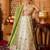 Limegreen- Tissue Fabric Sequins embroidery Semi-Stitched Lehenga & Unstitched Blouse With Dupatta
