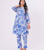 Blue bird  cotton co-ord set