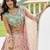 Pink- Tissue Fabric Sequins embroidery Semi-Stitched Lehenga & Unstitched Blouse With Dupatta
