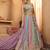Lavender- Georgette Fabric Sequins embroidery Semi-Stitched Lehenga & Unstitched Blouse With Dupatta