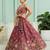 Rosegold- Georgette Fabric Sequins embroidery Semi-Stitched Lehenga & Unstitched Blouse With Dupatta