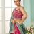 Pink- Silk Fabric Sequins embroidery Semi-Stitched Lehenga & Unstitched Blouse With Dupatta