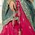Pink- Silk Fabric Sequins embroidery Semi-Stitched Lehenga & Unstitched Blouse With Dupatta