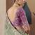 Pista tissue silk sequince & resham work  cut work border heavy designer saree