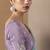 Sky blue glass tissue silk sequince & resham work cut work border heavy designer saree
