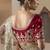 Coffee oraganza sequince & resham work cut work border heavy designer saree