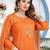 Cotton cambric  straight  kurti-pant-dupatta  set