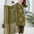 Cotton cambric  straight  kurti-pant-dupatta  set