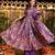Cotton mulmul full-flare anarkali kurti-pant-dupatta  set
