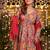 Cotton mulmul full-flare anarkali kurti-pant-dupatta  set