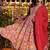 Cotton mulmul full-flare anarkali kurti-pant-dupatta  set