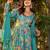 Cotton mulmul full-flare anarkali kurti-pant-dupatta  set