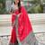 Soft silk zari woven bandhani patola saree with contrast weaves