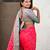 Soft silk zari woven bandhani patola saree with contrast weaves