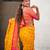 Soft silk zari woven bandhani patola saree with contrast weaves