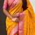 soft silk zari woven ikat patola saree with contrast weaves