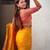 soft silk zari woven ikat patola saree with contrast weaves