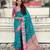 soft silk zari woven ikat patola saree with contrast weaves
