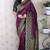 Soft silk banarasi wavy unique zari woven saree