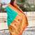 Woven bandhani paithani fusion silk saree