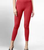 Super combed cotton elastane stretch cropped leggings with ultrasoft waistband
