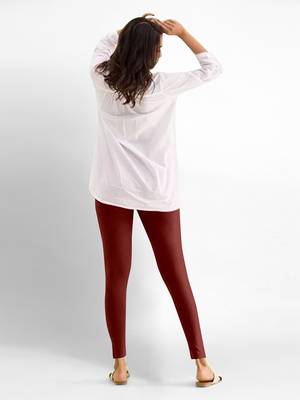 Trendmalls Super combed cotton elastane stretch ankle length leggings with ultrasoft waistband 2