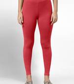 Super combed cotton elastane stretch ankle length leggings with ultrasoft waistband