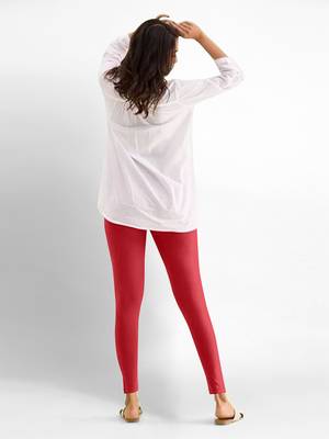 Trendmalls Super combed cotton elastane stretch ankle length leggings with ultrasoft waistband 2