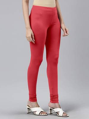 Trendmalls Super combed cotton elastane stretch churidar length leggings with ultrasoft waistband 3