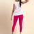 Microfiber elastane stretch soft cropped leggings with ultrasoft waistband