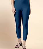 Microfiber elastane stretch soft cropped leggings with ultrasoft waistband