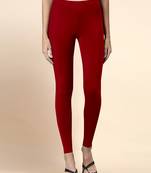 Trendmalls Microfiber elastane stretch soft ankle length leggings with ultrasoft waistband